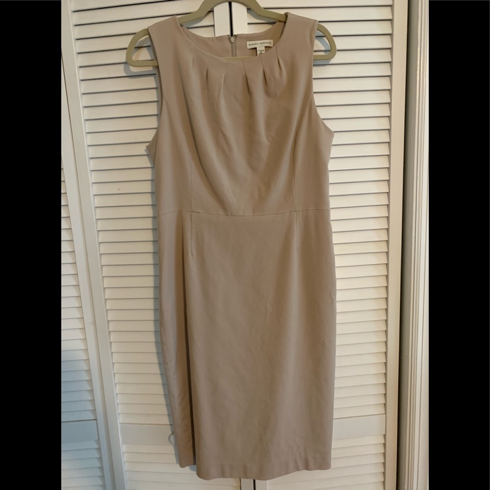 Banana Republic Beige Linen Dress Size 12
